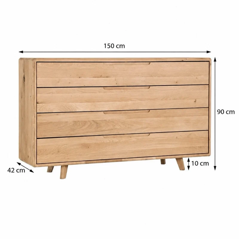 Commode en bois massif SWEDEN 4.2 | NordicStory