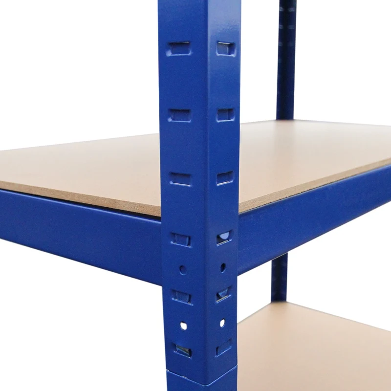 Monster Racking - 9 Rayonnages T-Rax en Acier Bleu 90cm x 45cm x 180cm