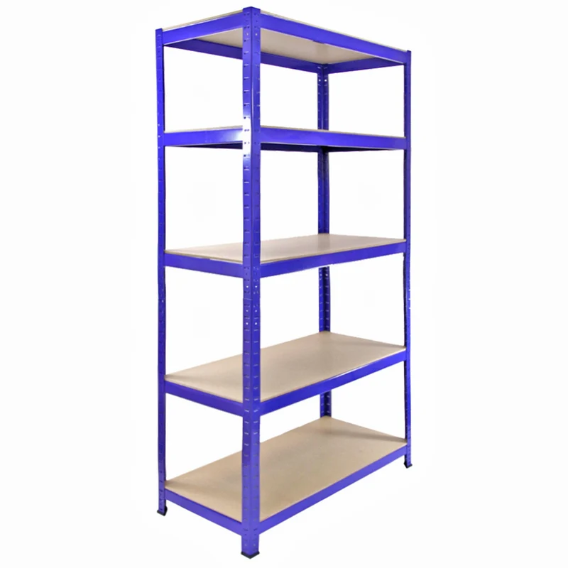 Monster Racking - 5 Rayonnages T-Rax en Acier Bleu 90cm x 45cm x 180cm