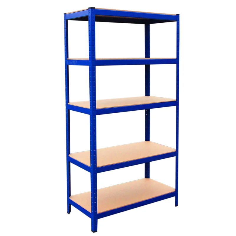 Monster Racking - 3 Rayonnages T-Rax en Acier Bleu 90cm x 45cm x 180cm