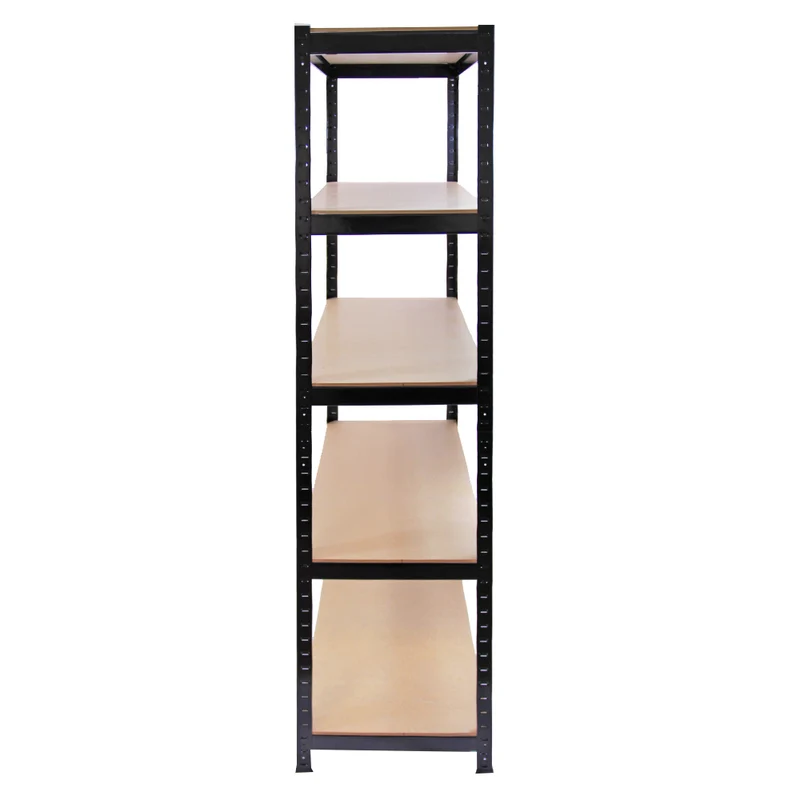 Monster Racking - 5 Rayonnages T-Rax en Acier Noir 90cm x 45cm x 180cm