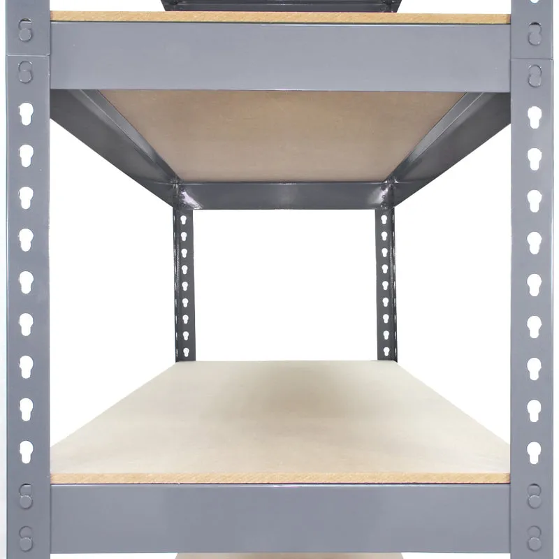 Monster Racking - 3 Rayonnages Q-Rax en Acier Gris 120 x 50 x 182,5 cm & Maillet
