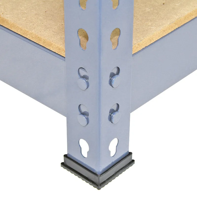 Monster Racking - 1 Rayonnage Q-Rax en Acier Gris 120 x 50 x 182,5 cm