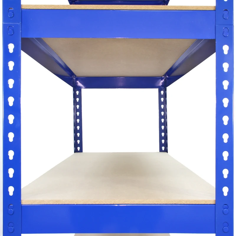 Monster Racking - Lot de 1 Rayonnage Q-Rax en Acier Bleu 120cm x 50cm x 180cm & Maillet