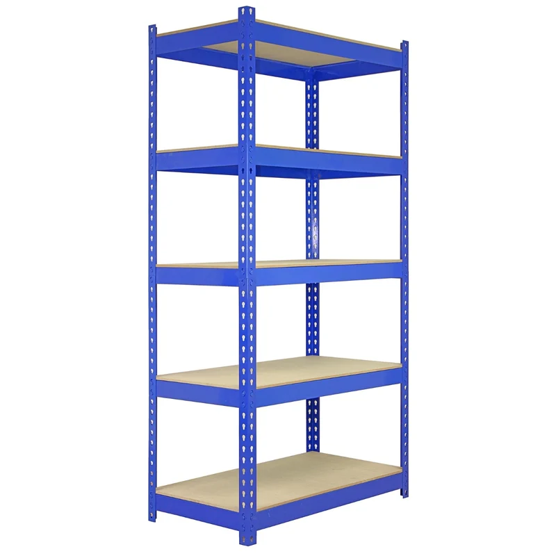 Monster Racking - Lot de Rayonnages Q-Rax 90cm en Acier Bleu & Maillet