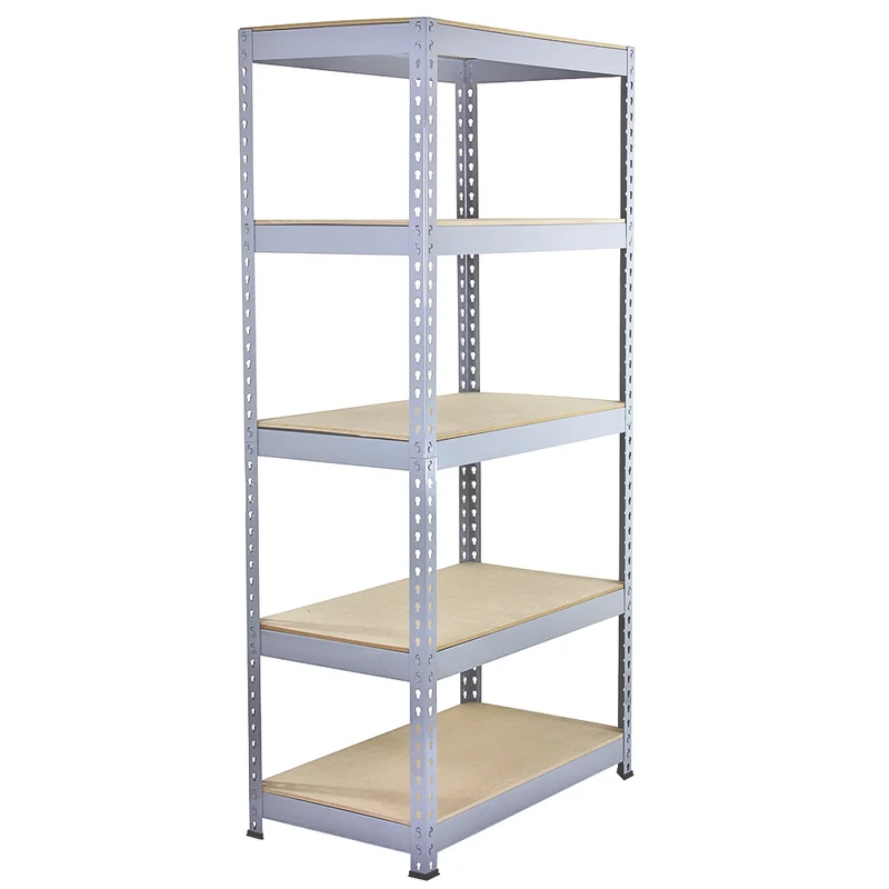 Monster Racking - 3 Rayonnages Q-Rax en Acier Gris 90cm x 50cm x 182,5cm