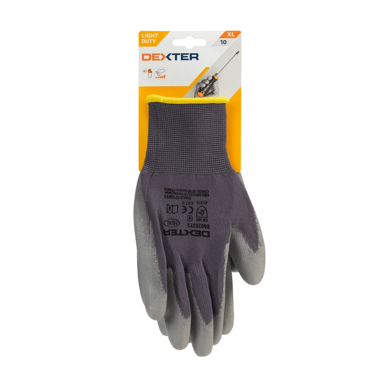 DEXTER PRECISION GLOVES SIZE 10XL NYLON POLYURETHANE PALM