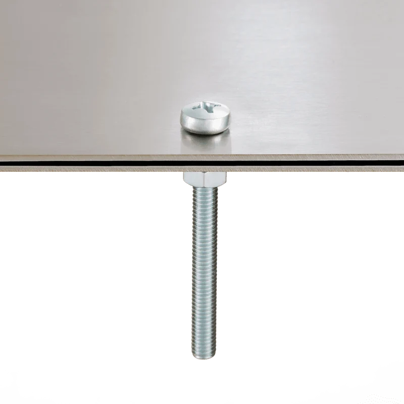 BOLT 2.5 X 8 MM CYLINDRICAL HEAD PH, NUT AND WASHER 30 PIECES