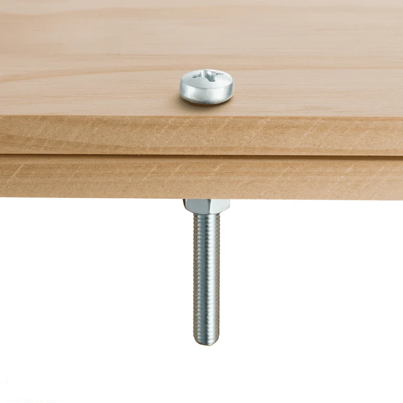 BOLT 2.5 X 8 MM CYLINDRICAL HEAD PH, NUT AND WASHER 30 PIECES