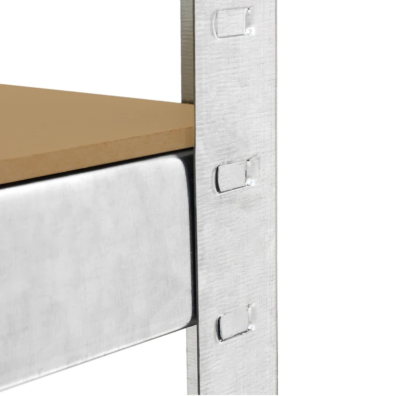 Monster Racking - Lot de 2 Rayonnages Galwix en Acier Galvanisé 90 cm & 1 Rayonnage d’Angle