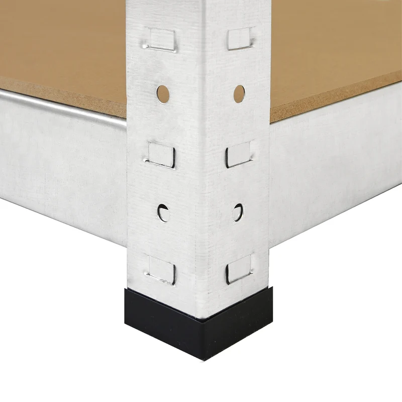 Monster Racking - Lot de 2 Rayonnages Galwix en Acier Galvanisé 90 cm & 1 Rayonnage d’Angle
