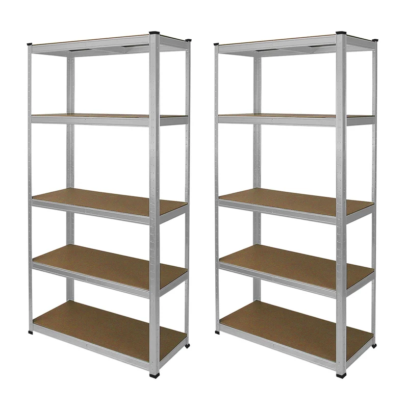 Monster Racking - 2 Rayonnages E-Rax en Acier Galvanisé 90cm x 40cm x 180cm