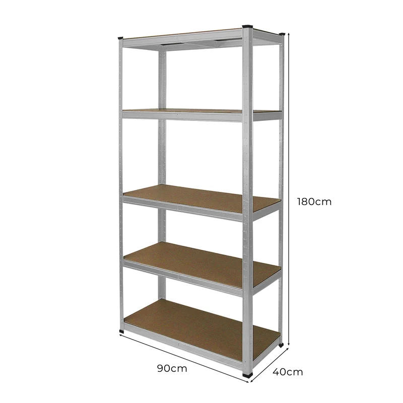 Monster Racking - 2 Rayonnages E-Rax en Acier Galvanisé 90cm x 40cm x 180cm