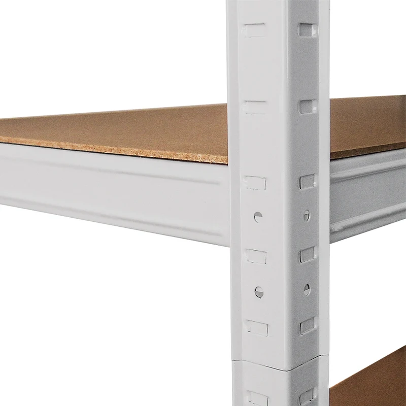 Monster Racking - 1 Rayonnage E-Rax en Acier Blanc 90cm x 40cm x 180cm