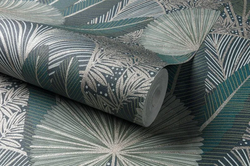 Wallpaper palm trees tropical oil 53x10,5mt