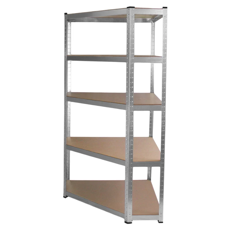 Monster Racking - Rayonnage d’Angle Galwix en Acier Galvanisé 90 cm x 30 cm x 180 cm