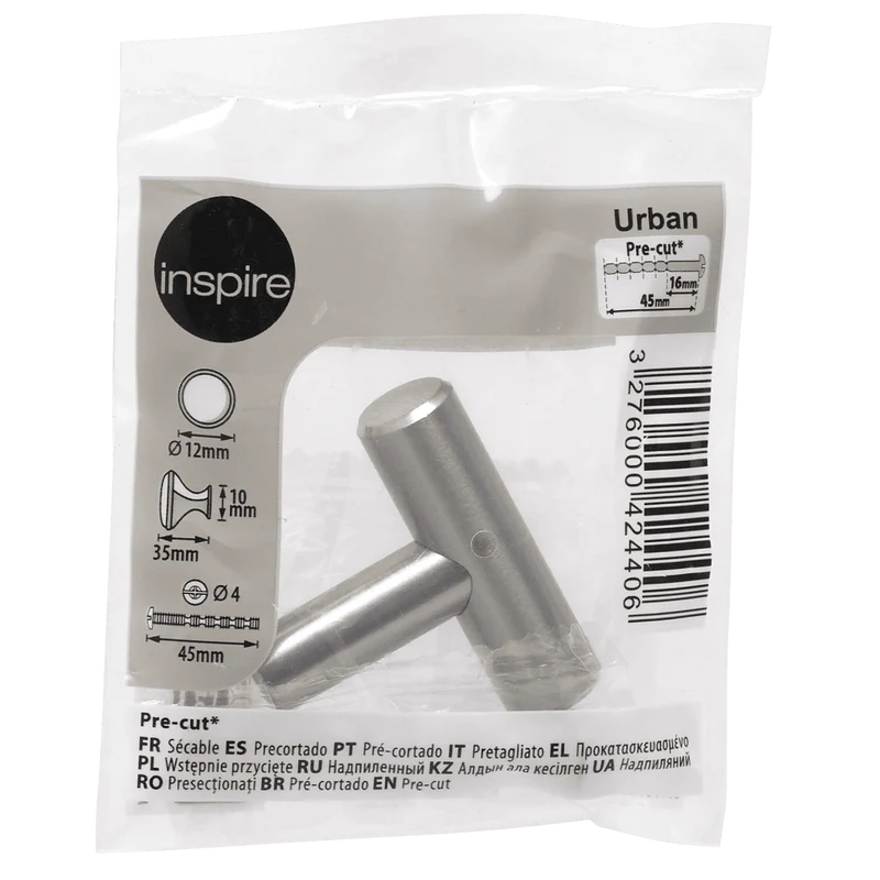 URBAN KNOB DIAM. 40 MM NICKEL PLATED