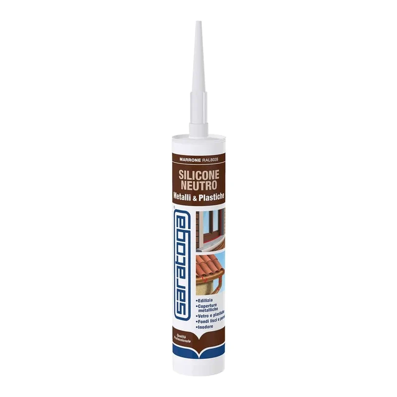SILICONE FOR EXTERNAL METAL BROWN 280ML