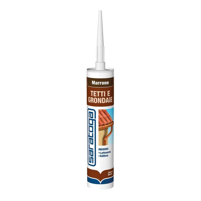SILICONE FOR EXTERNAL METAL BROWN 280ML