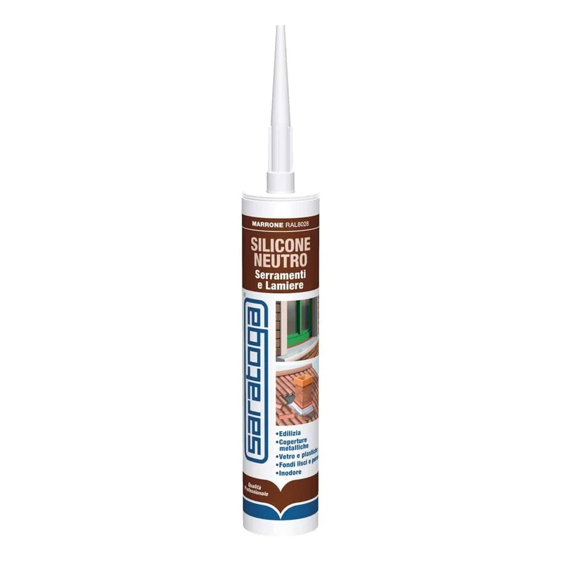 SILICONE FOR EXTERNAL METAL BROWN 280ML
