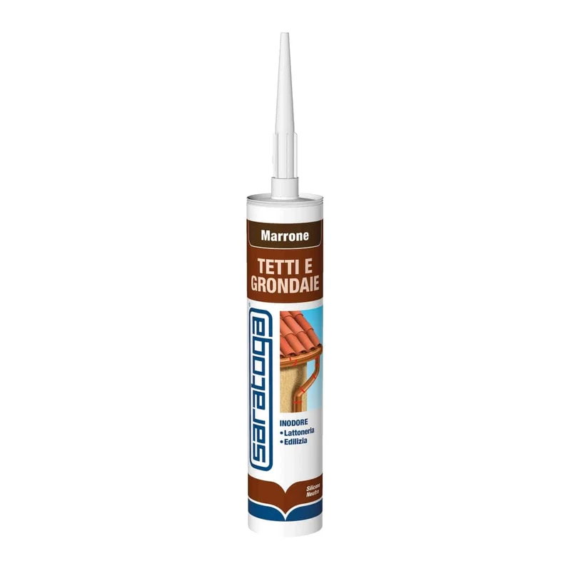 SILICONE FOR EXTERNAL METAL BROWN 280ML