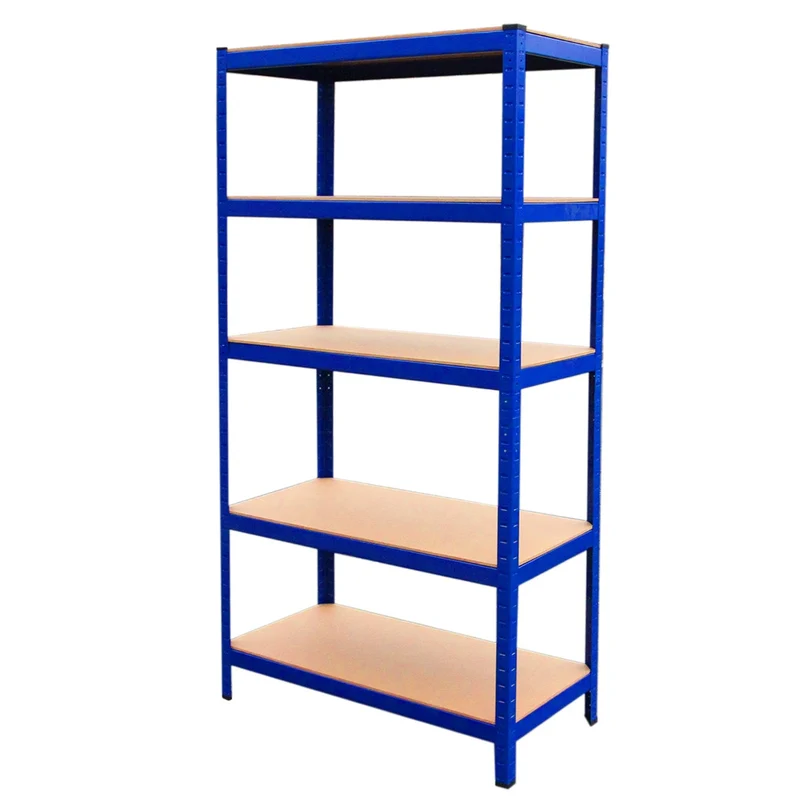 Monster Racking - 1 Rayonnage T-Rax en Acier Bleu 90cm x 45cm x 182.5cm