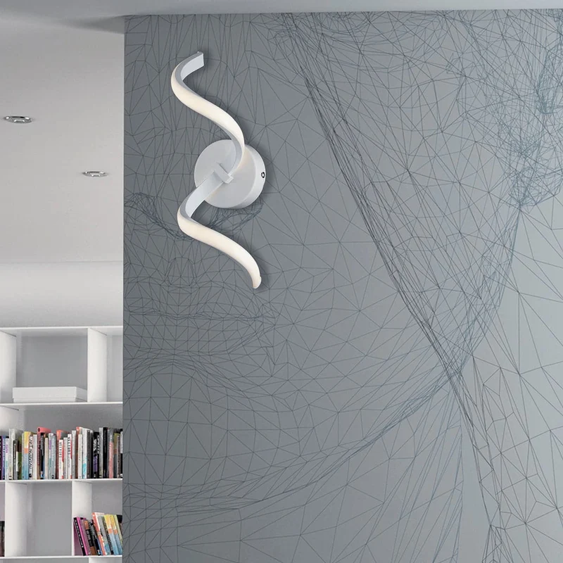 WALL LIGHT ADELAIDE ALUMINIUM WHITE 20X18X40CM LED 10W NATURAL LIGHT