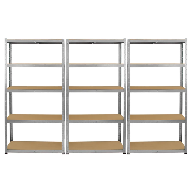 Monster Racking - Lot de 6 Rayonnages Galwix en Acier Galvanisé 90 cm x 30 cm x 180 cm