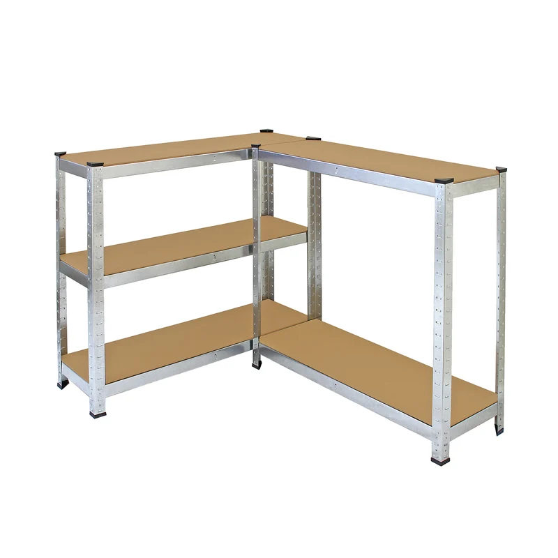 Monster Racking - Lot de 6 Rayonnages Galwix en Acier Galvanisé 90 cm x 30 cm x 180 cm