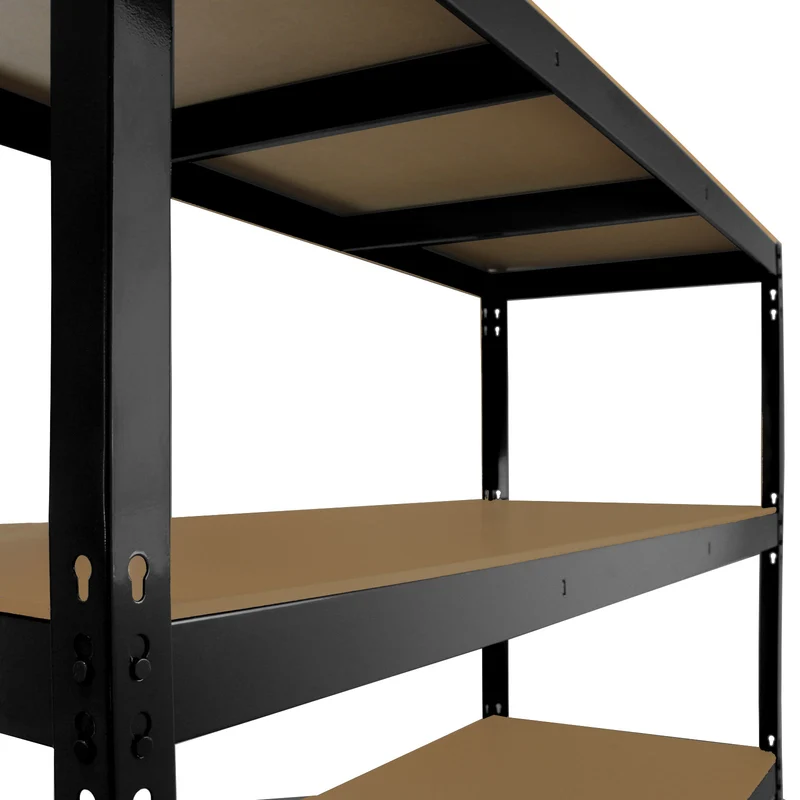 Monster Racking - 1 Rayonnage Q-Rax en Acier Noir 160cm x 60cm x 160cm