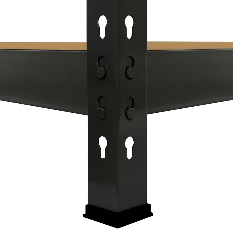 Monster Racking - 1 Rayonnage Q-Rax en Acier Noir 160cm x 60cm x 160cm