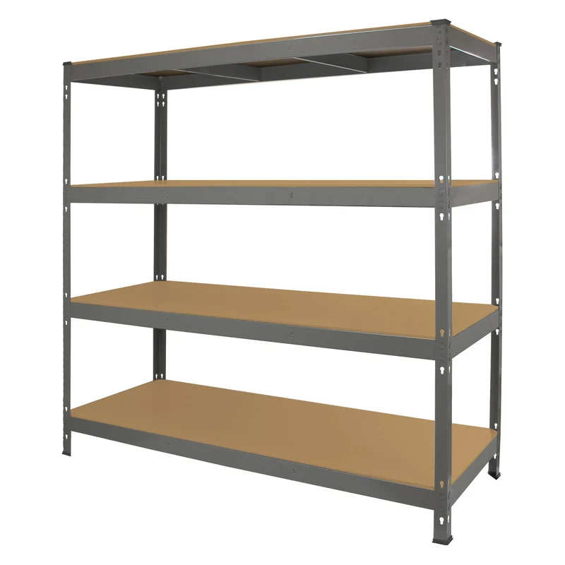 Monster Racking - 1 Rayonnage Q-Rax en Acier Gris 160cm x 60cm x 160cm