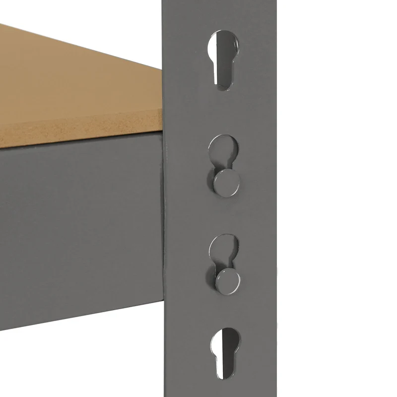Monster Racking - 1 Rayonnage Q-Rax en Acier Gris 160cm x 60cm x 160cm