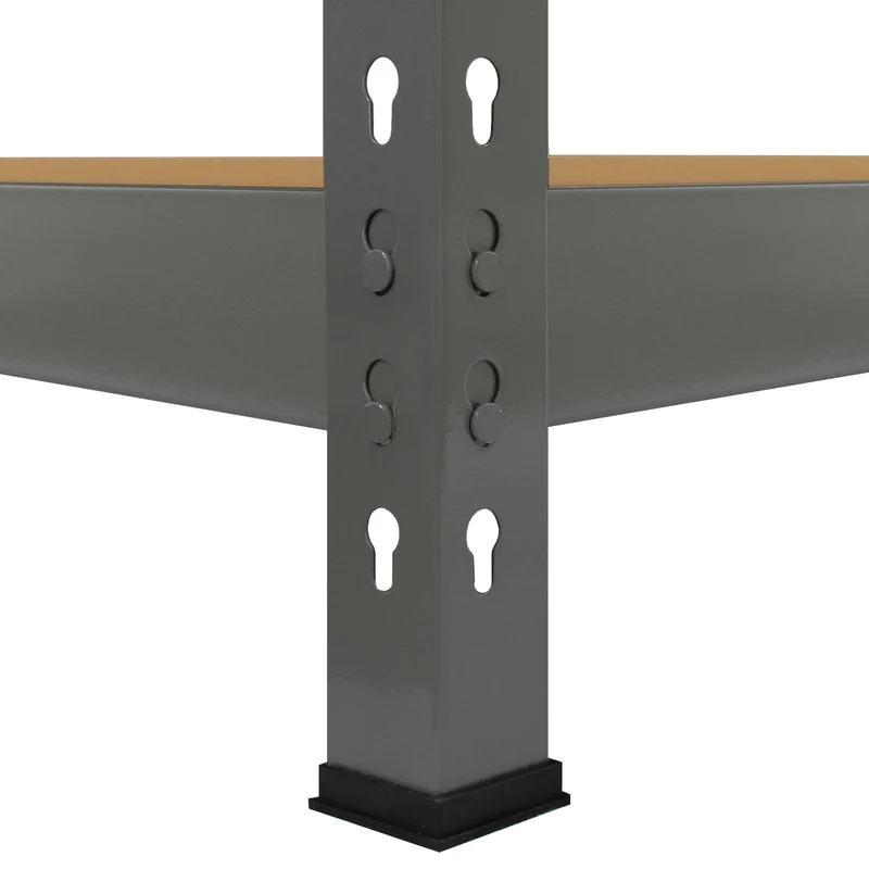 Monster Racking - 1 Rayonnage Q-Rax en Acier Gris 160cm x 60cm x 160cm