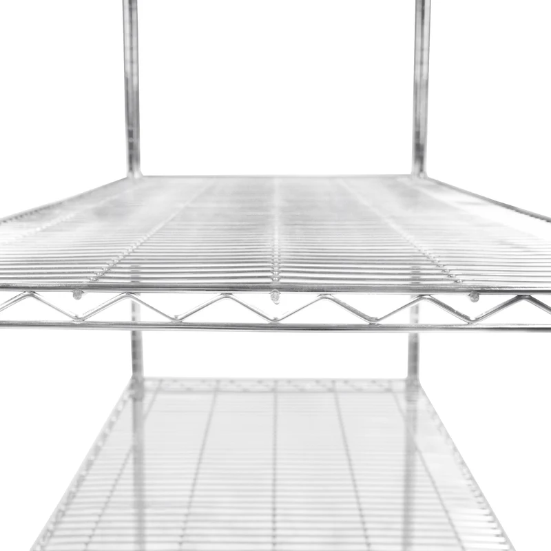 KuKoo Étagère en Fil d'Acier 60 cm x 120 cm x 180 cm