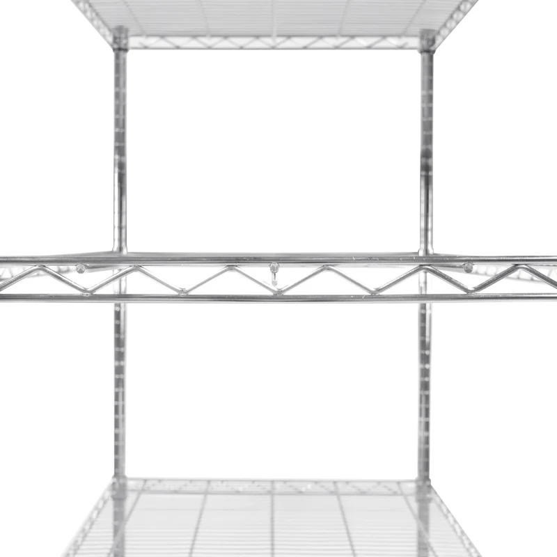 KuKoo Étagère en Fil d'Acier 60 cm x 120 cm x 180 cm