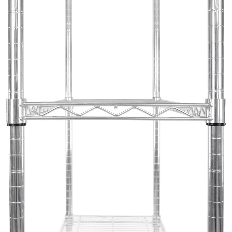 KuKoo Étagère en Fil d'Acier 45 cm x 120 cm x 180 cm