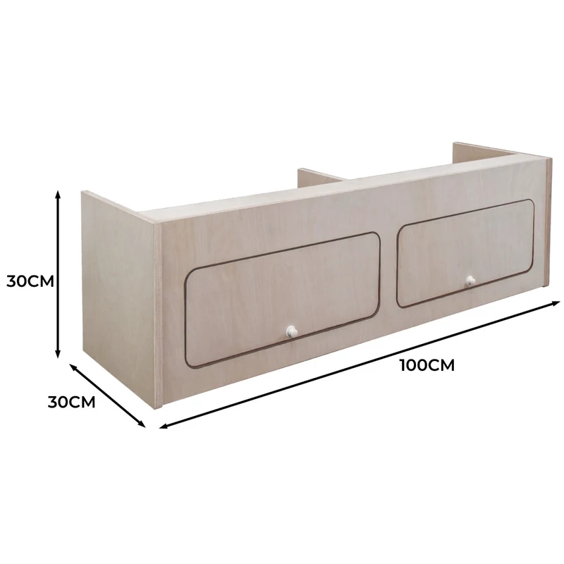 Armoire de Rangement pour Camping-Car – 100 x 30 x 30 cm