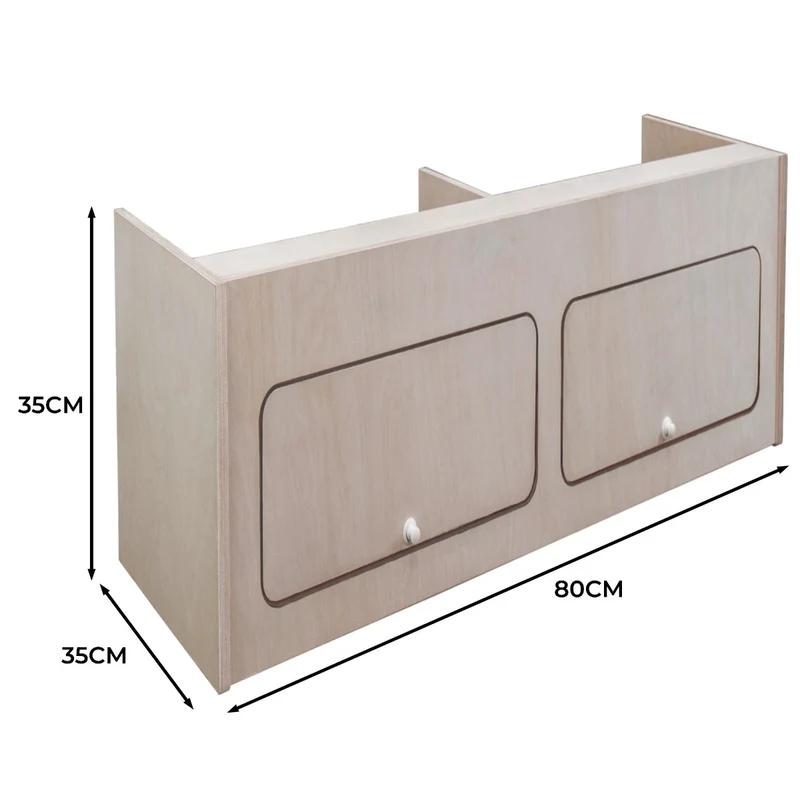Armoire de Rangement pour Camping-Car – 80 x 35 x 35 cm