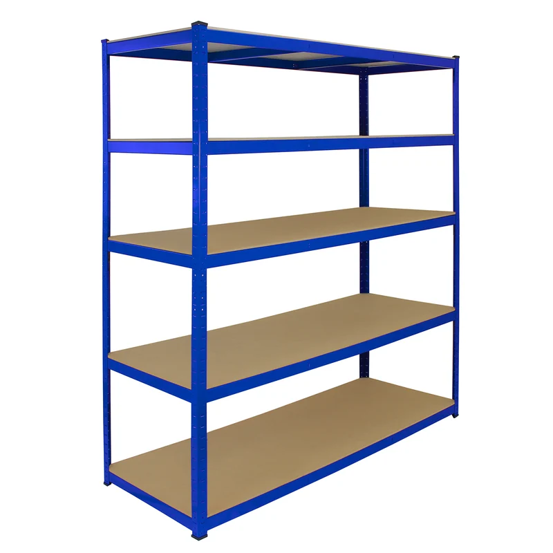 Monster Racking - 3 Rayonnages T-Rax en Acier Bleu 160cm x 60cm x 180cm