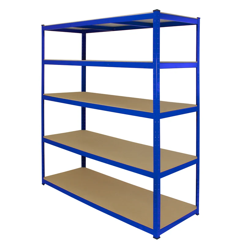 Monster Racking - 3 Rayonnages T-Rax en Acier Bleu 160cm x 60cm x 180cm