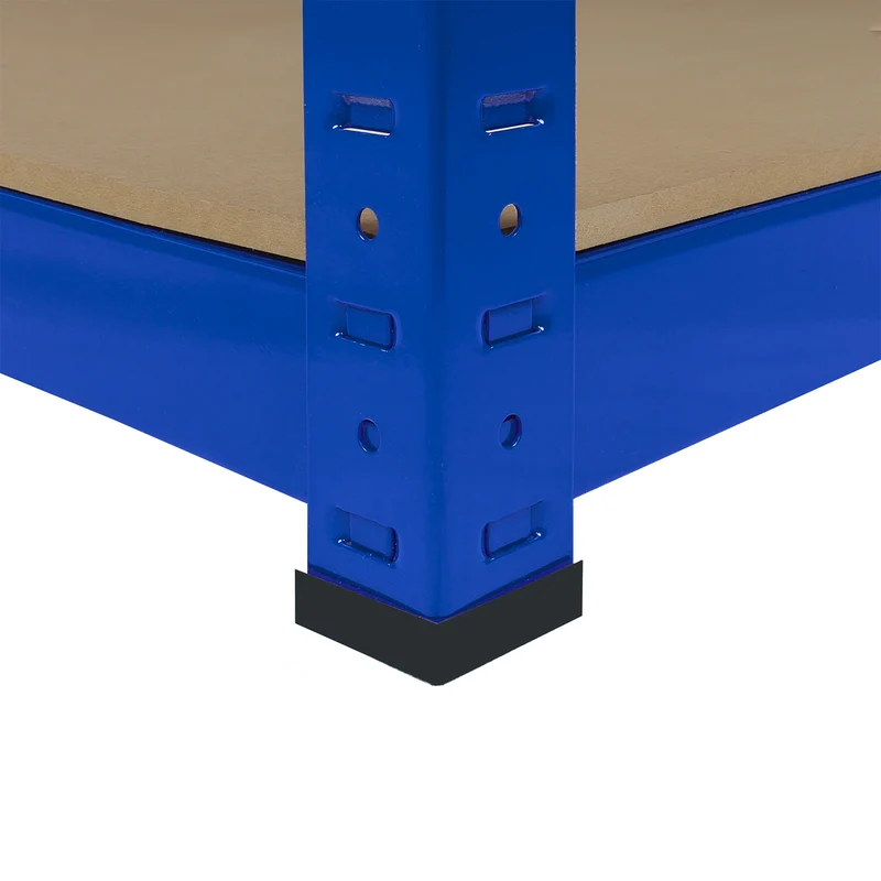 Monster Racking - Lot de 1 Rayonnage d'Angle T-Rax & 2 Rayonnages T-Rax en Acier Bleu