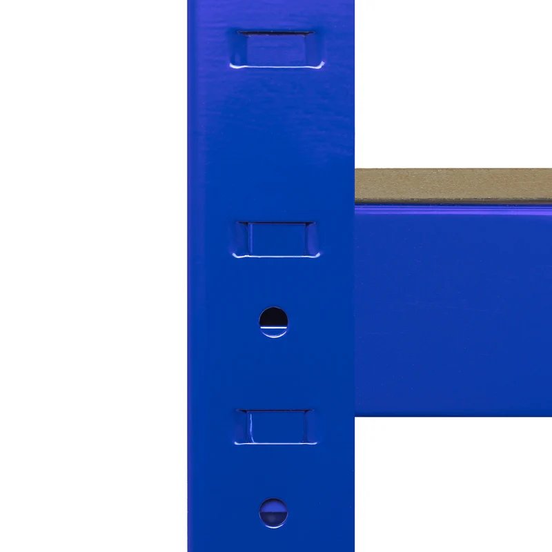 Monster Racking - 1 Rayonnage d'Angle T-Rax en Acier Bleu 90cm x 45cm x 180cm