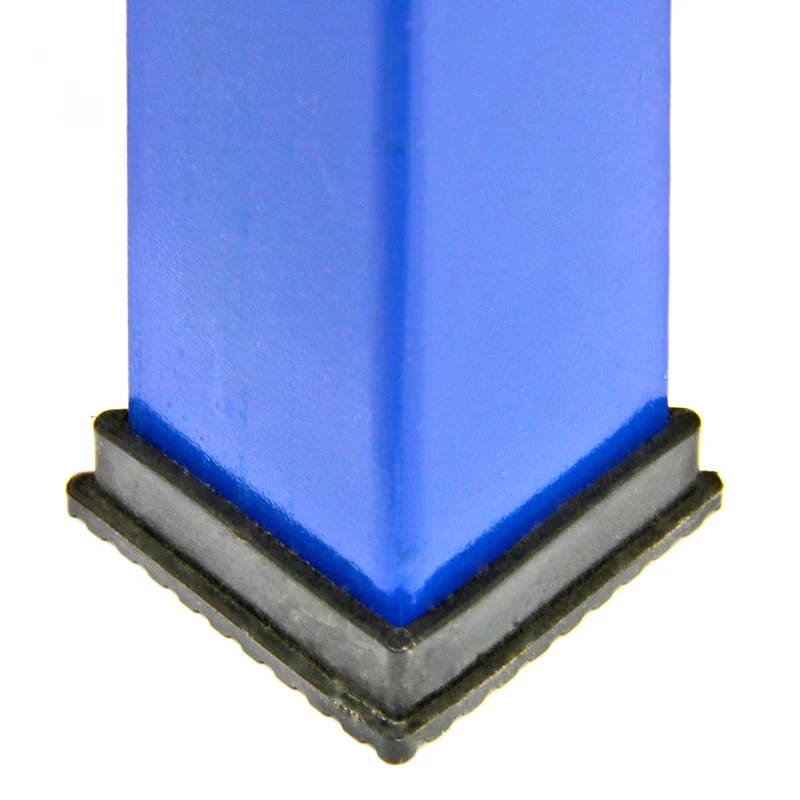 Monster Racking - Lot de 3 Rayonnages T-Rax en Acier Bleu & 1 Établi de Travail Q-Rax en Acier Bleu
