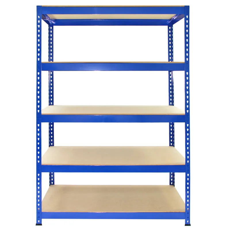 Monster Racking - 10 Rayonnages T-Rax en Acier Bleu 120cm x 45cm x 180cm