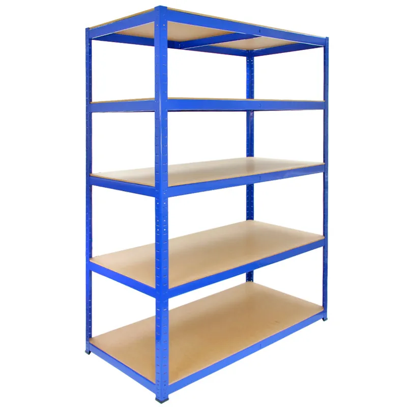 Monster Racking - 10 Rayonnages T-Rax en Acier Bleu 120cm x 60cm x 180cm