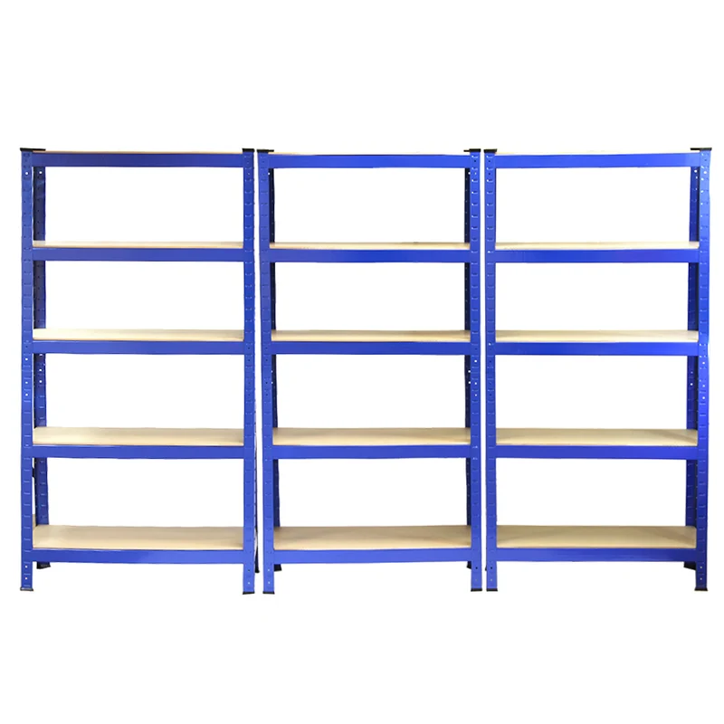 Monster Racking - 6 Rayonnages T-Rax en Acier Bleu 75cm x 30cm x 150cm