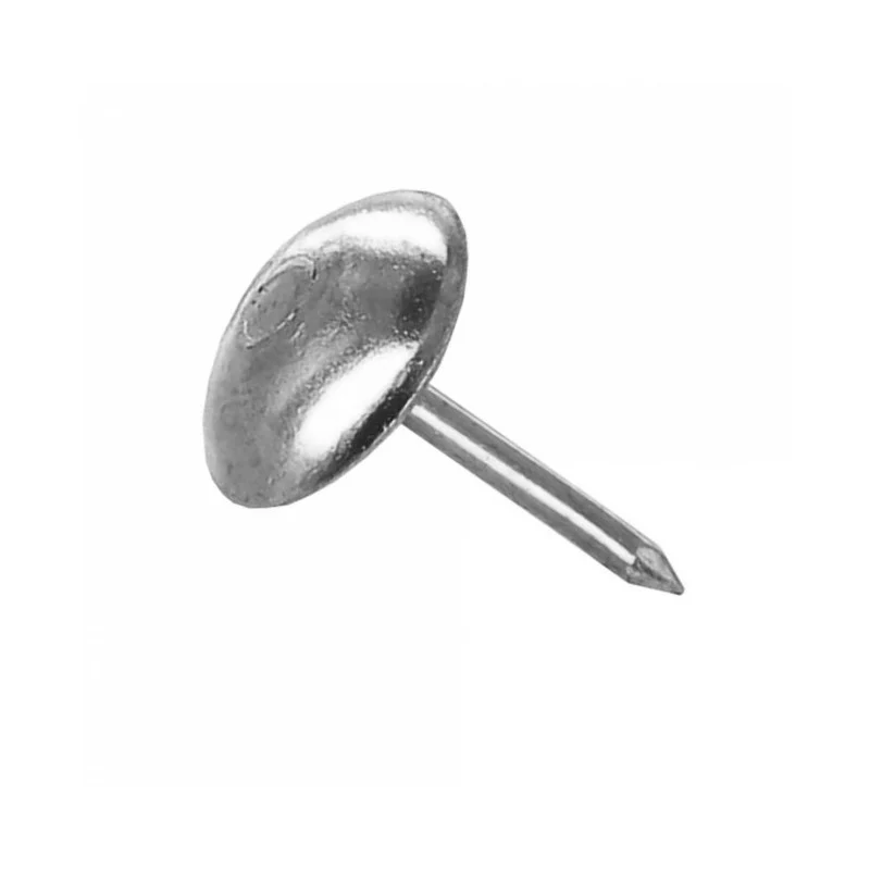 50 ROUNDED T.NAILS ACC.NICKEL PLATED DIAM11