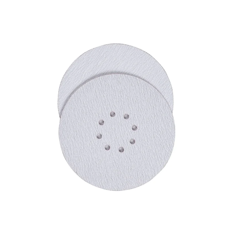 DEXTER RANDOM ORBITAL SANDER ABRASIVE FOR WALL 225 MM, DRILLED, GRIT 180, 5 PIECES