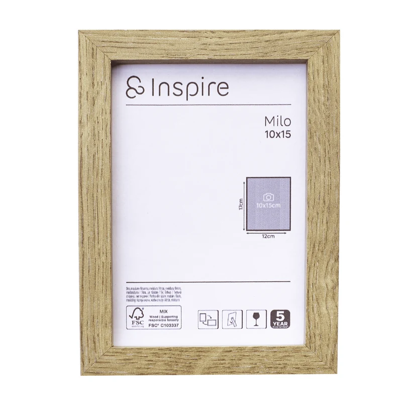 MILO FRAME 10X15 CM BEECH WOOD